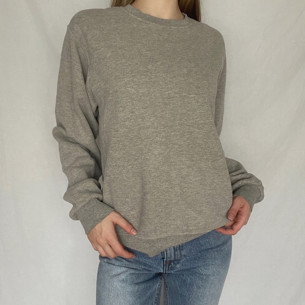 Simple Oversized Gray Sweater 🌚